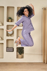 Amethyst Typography Dream Suit