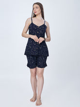 Midnight Monogram Luxe Shorts Set