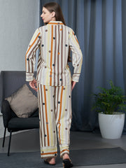 Linear Luxe Polka Stripe Sleepwear Set