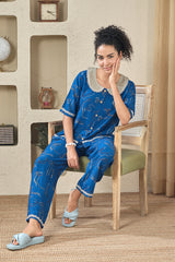 Cerulean Ribbon Poetic Sleepwear