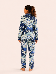 Abstract Blue Night Suit