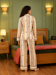 Linear Luxe Polka Stripe Sleepwear Set
