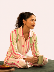 Classic Stripe Night Suit