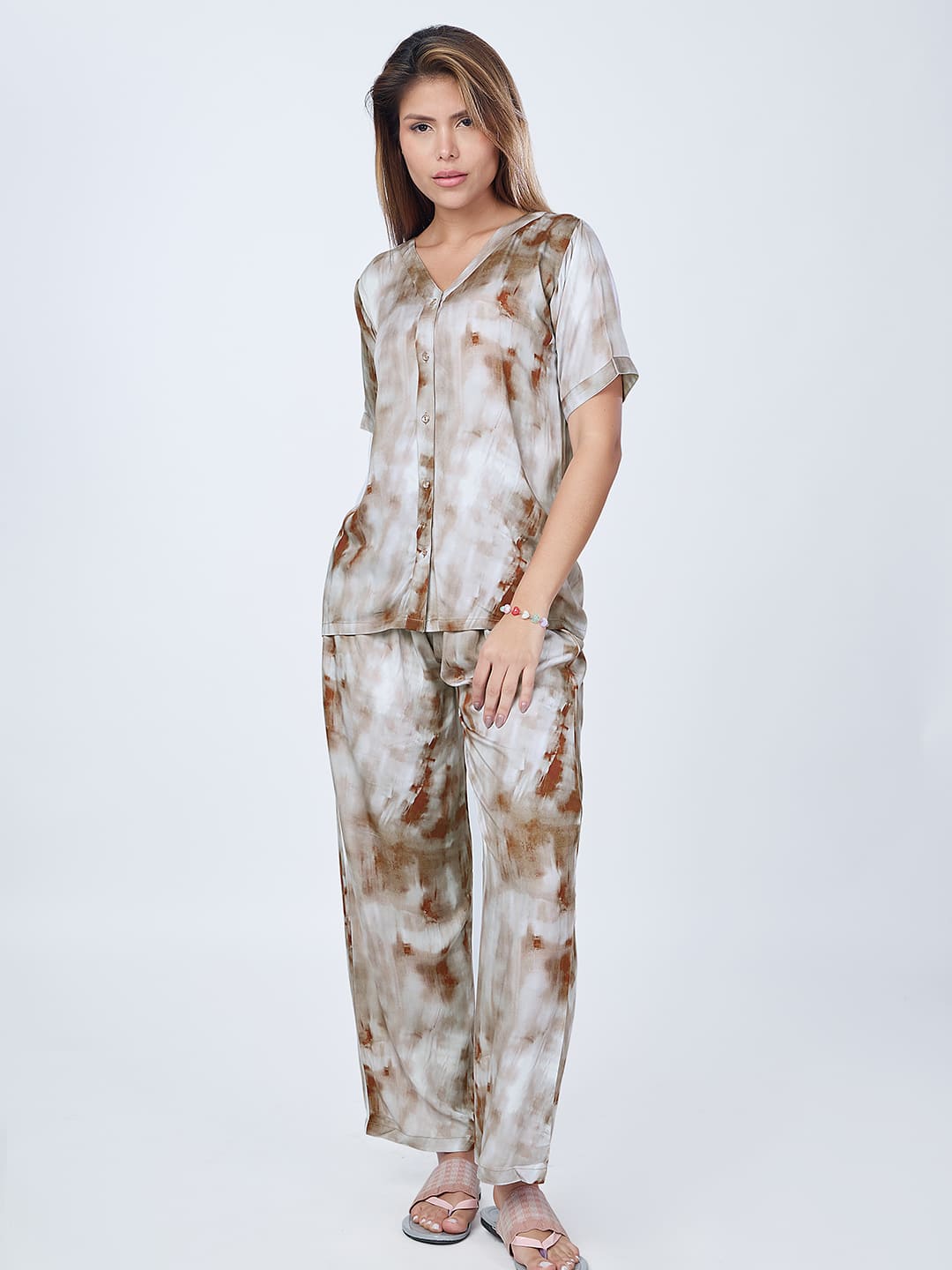 Earth Blush Night Suit Set