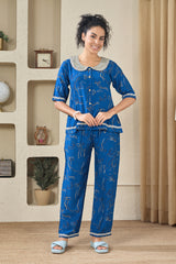 Cerulean Ribbon Poetic Sleepwear