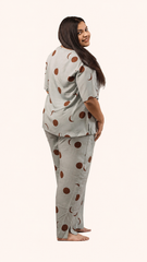 Mint Moon Print Lounge Set