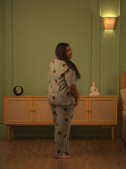 Mint Moon Print Lounge Set