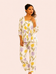 Pastel Floral Lounge Set
