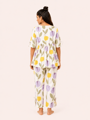 Pastel Floral Lounge Set