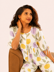 Pastel Floral Lounge Set