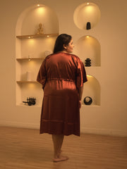 Satin Kaftan Nightgown
